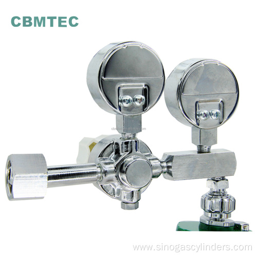 Double Gauge Type Oxygen Regulator for Gas Cylinders